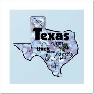 Texas Girl Posters and Art